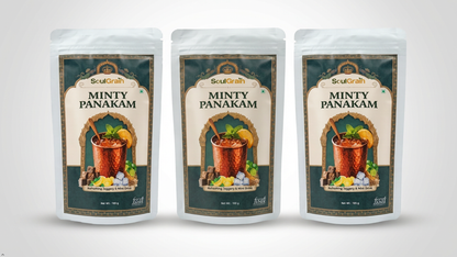 MINTY PANAKAM — Ayurvedic  Mint Jaggery Cooling Drink Mix (100g)
