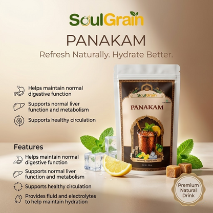 Panakam — Ayurvedic Jaggery Cooling Drink Mix (100g)