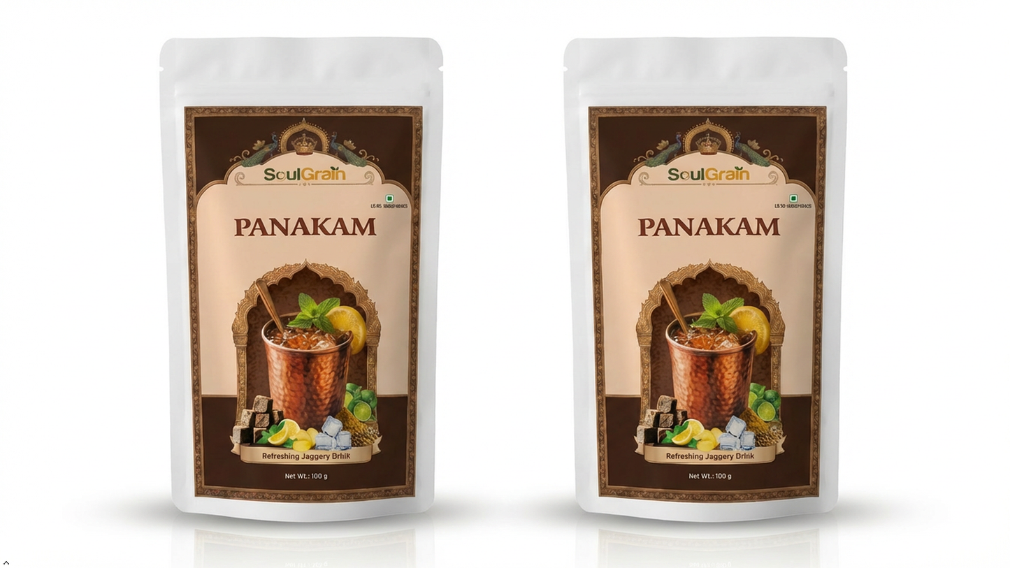 Panakam — Ayurvedic Jaggery Cooling Drink Mix (100g)