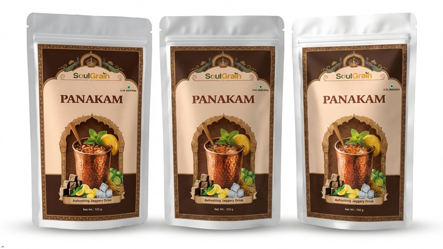 Panakam — Ayurvedic Jaggery Cooling Drink Mix (100g)